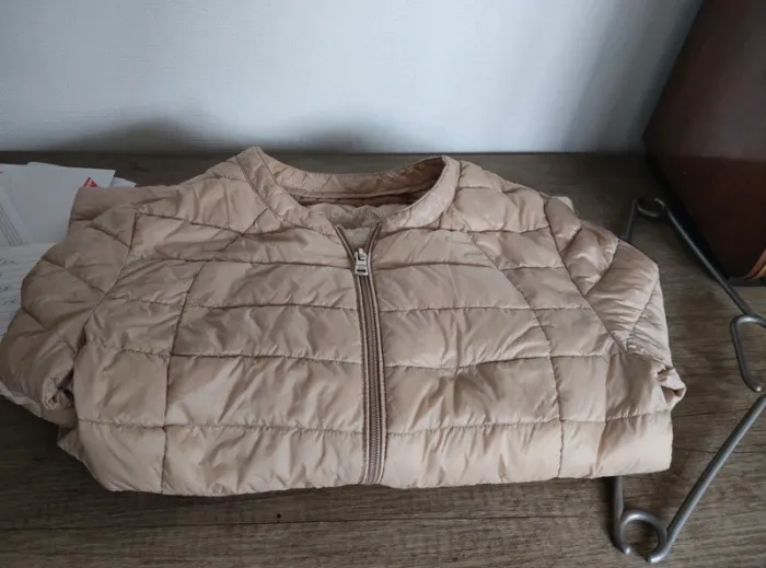 Veste matelassée mi-saison ,été beige taille 36 - photo numéro 9