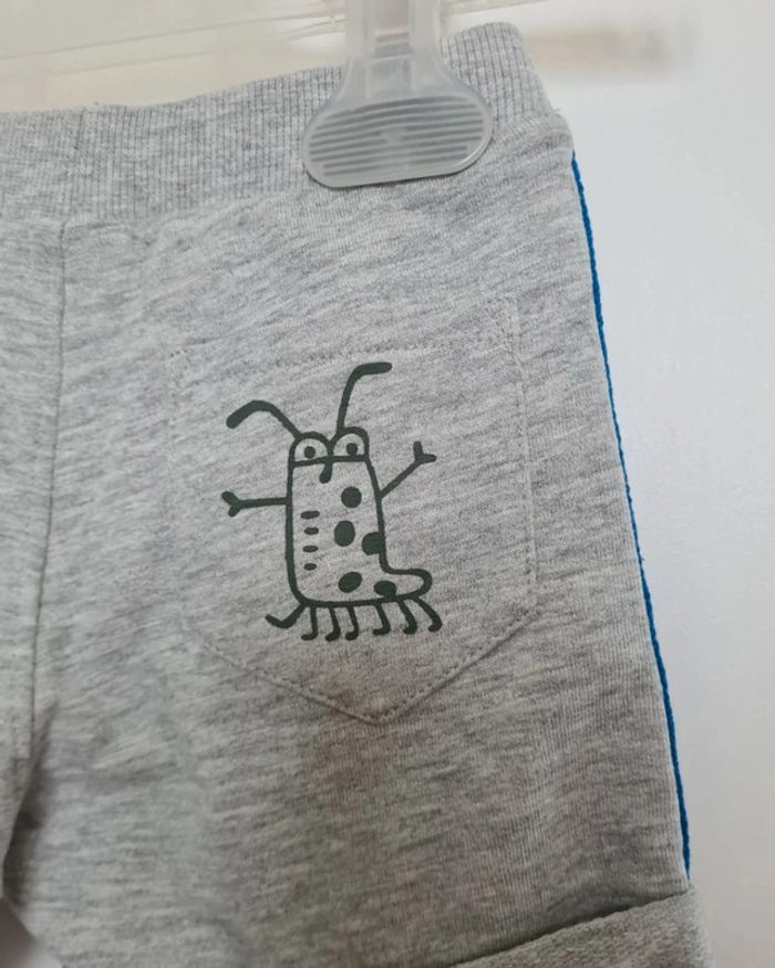 Short été bébé moltoné gris 6 mois neuf - photo numéro 3