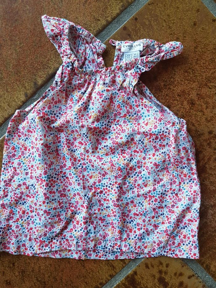 Blouse liberty cyrillus 4ans légère