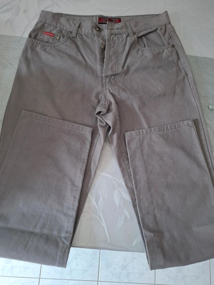 Pantalon jean gris homme 40