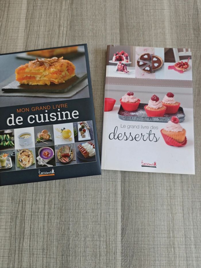 Lot de 2 livres de cuisine Tomawak