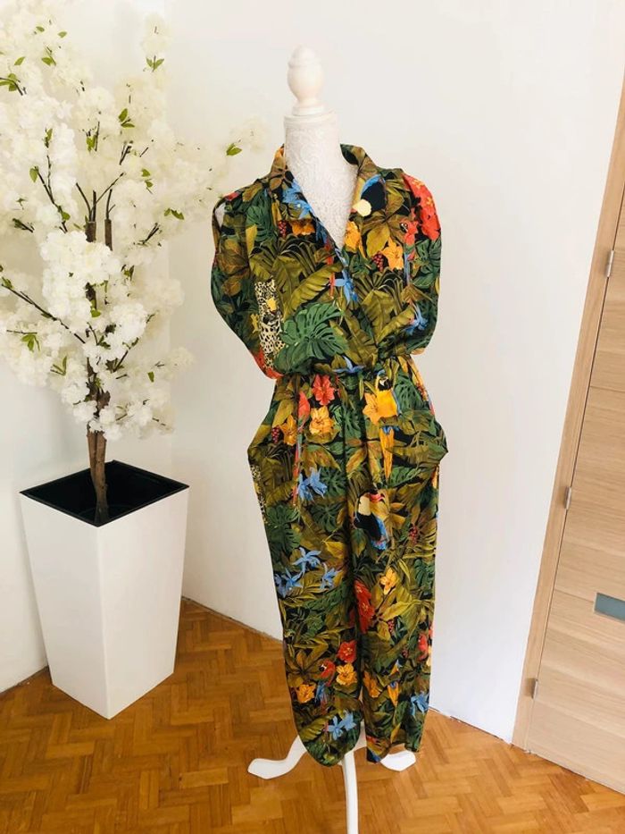 Combinaison imprimée neuve Zara neuve taille S - photo numéro 2