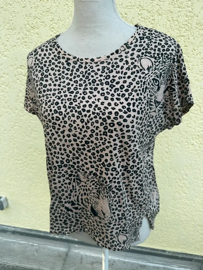 T-shirt guépard - Marque SFERA Casual - Taille M 🐆 - photo numéro 10
