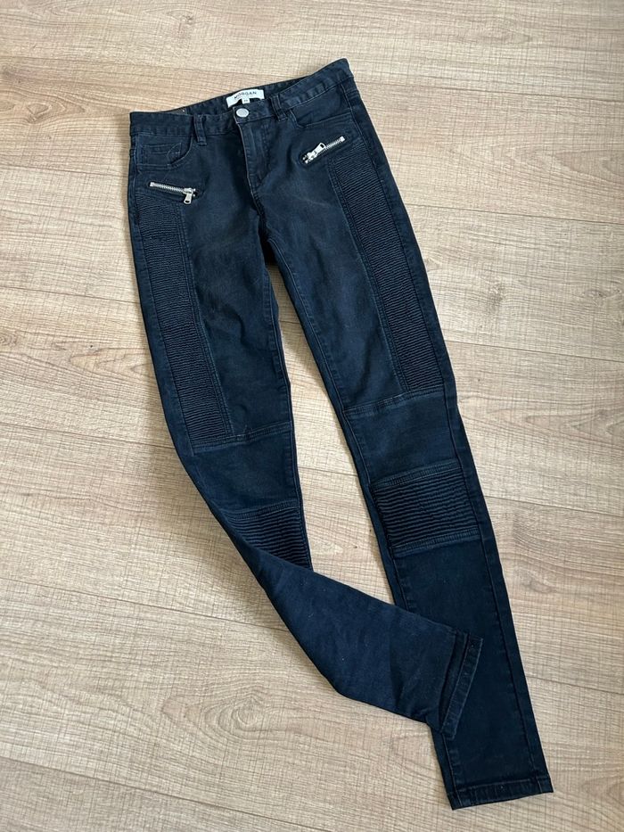 Jean skinny noir Morgan taille 34 TBE - photo numéro 8