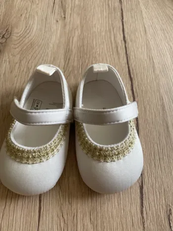 Chaussure de cérémonie crème bébé fille Orchestra taille 18