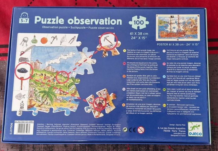 Puzzle d'observation 100 pièces - photo numéro 2