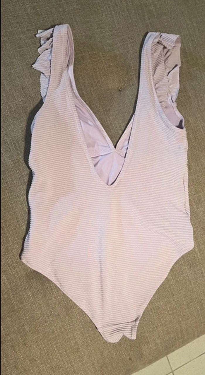 Maillot de bain une pièce Kiabi lavande - photo numéro 2