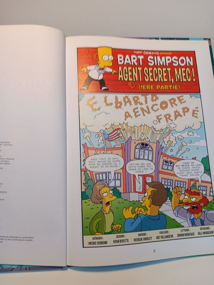 Livre Bande dessinée les Simpson Boing Boing Bart - photo numéro 4