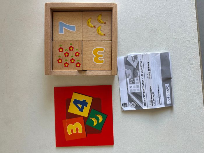 boite d'apprentissage les quantités en bois - photo numéro 2
