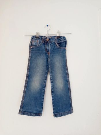 Jeans évasé/ patte d'eph fille w