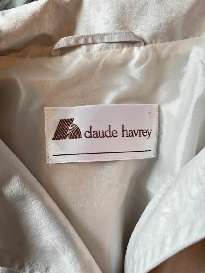 Trench Claude Harvey taille 42 - photo numéro 12