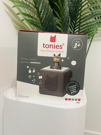 Toniebox 1 grise Tonies mon premier coffret + créatif granite gris