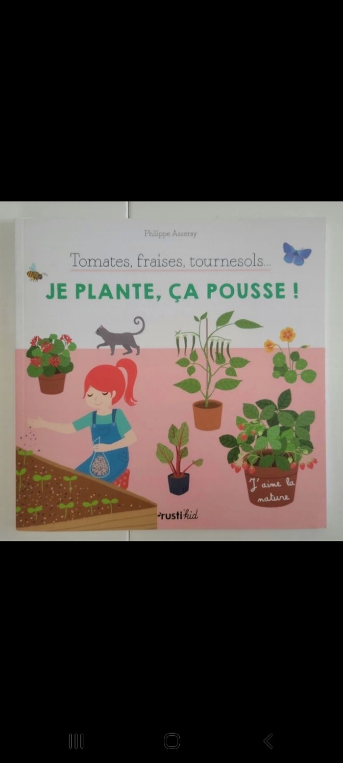 Livre Je plante, ça pousse - neuf - photo numéro 1