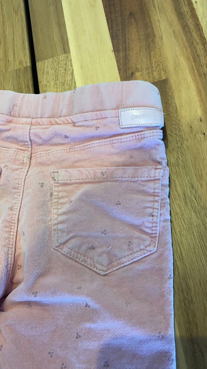 Pantalon velours rose - photo numéro 6