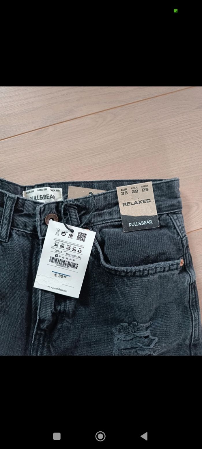Jeans noir  relaxed - photo numéro 2