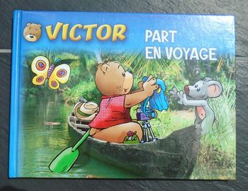 Adorable livre pour enfants "Victor part en voyage" neuf