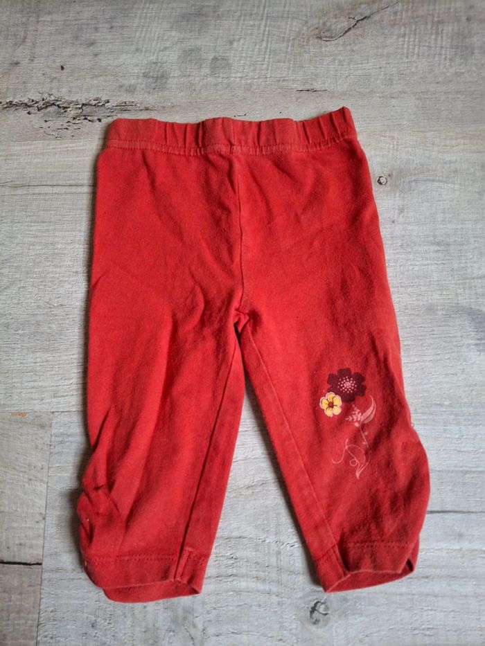 Leggings court fille 9 mois