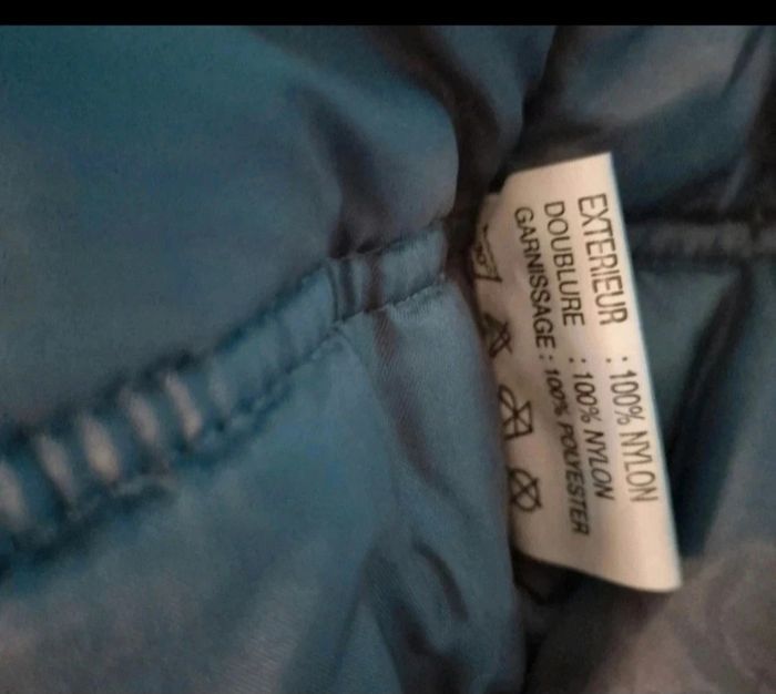 Blouson bleu avec capuche taille S-M (Fun Tea) - photo numéro 7