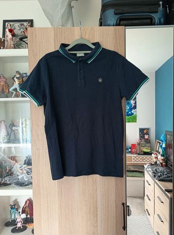 Polo bleu marine blanc vert
Neuf Firefly - Taille M