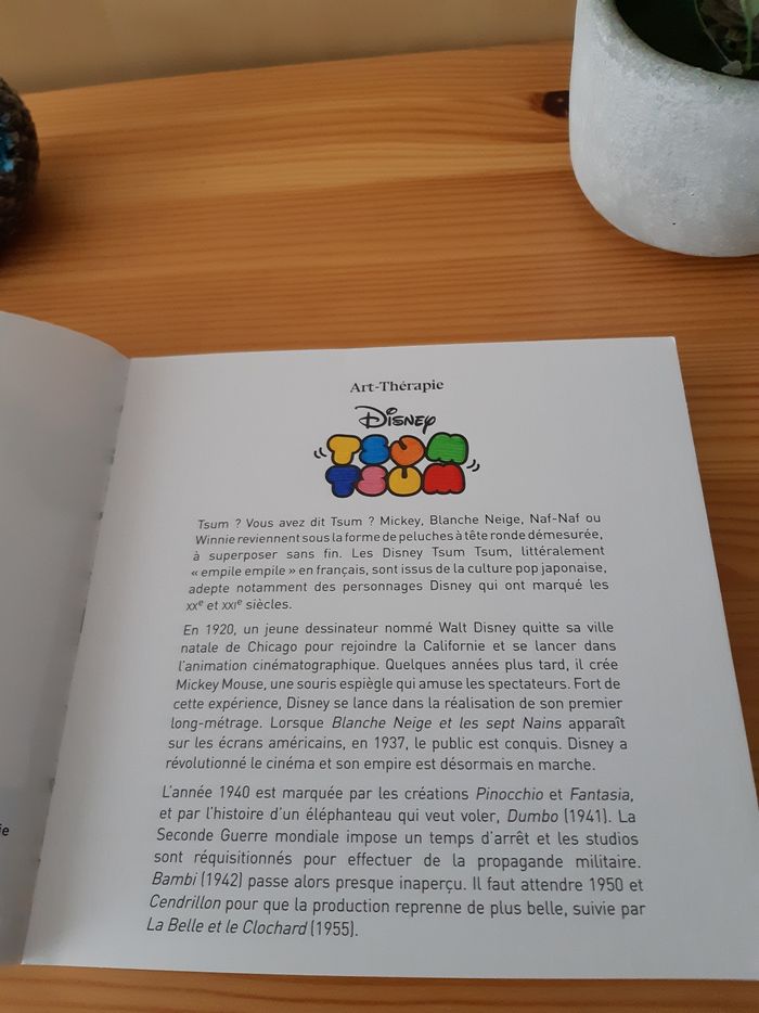 Livre de coloriage Tsum Tsum Disney - photo numéro 2