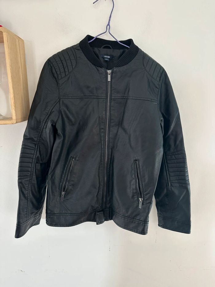 Veste en similicuir kiabi 12 ans garçon