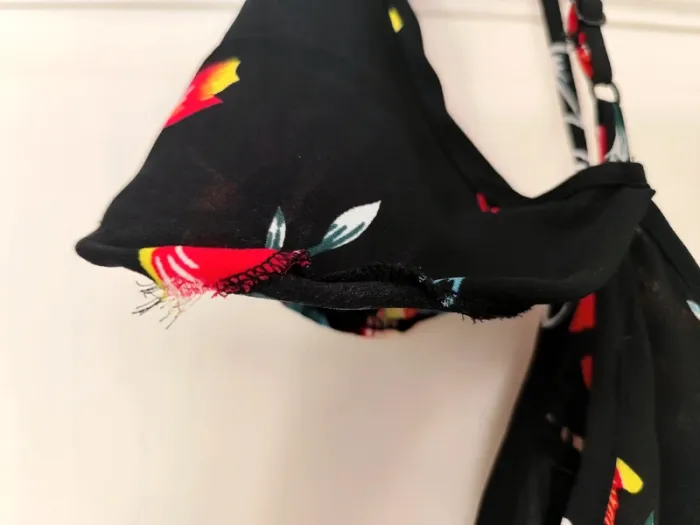 Combishort noir fleuri Jennyfer taille L - photo numéro 7