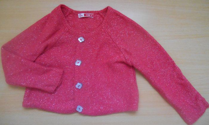 Gilet court fille 3-4 ans / DP..am