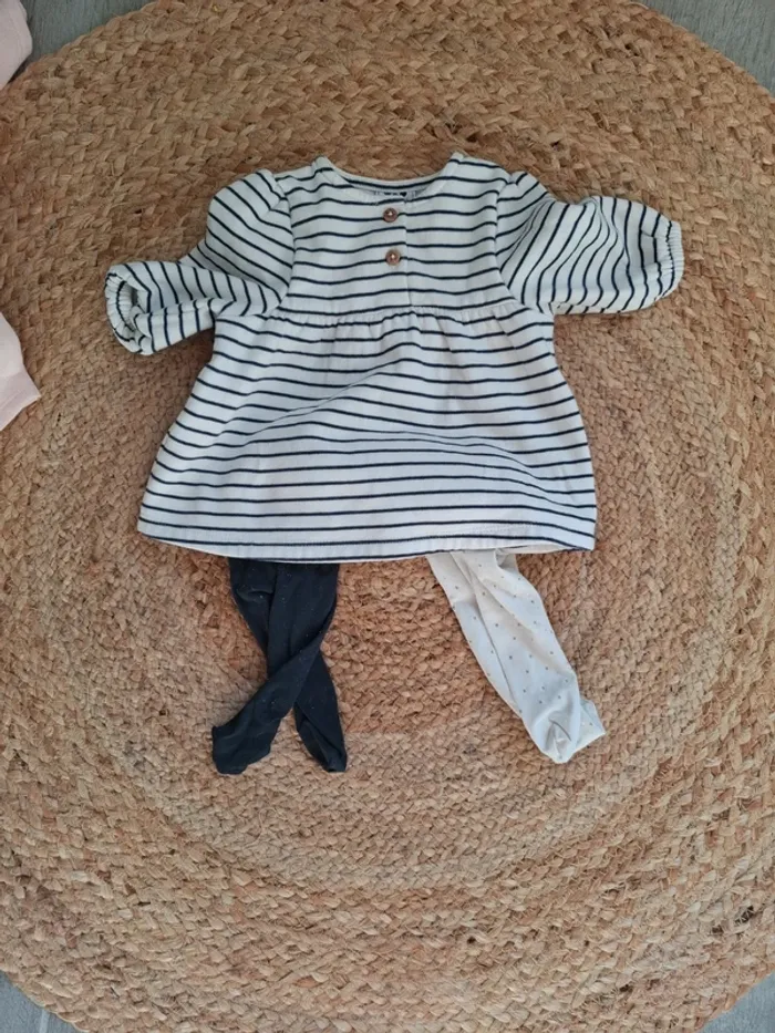 Robe marinière 3 mois - photo numéro 2