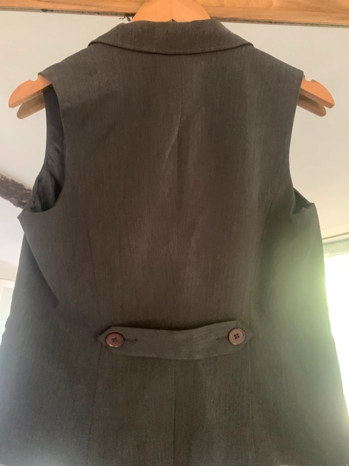 Veston beyoung gris foncé taille 38 - photo numéro 10