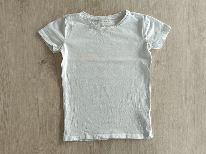 T-shirt mixte 6-8ans Zeeman 122-128cm blanc