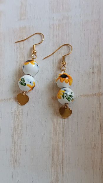 Jolies boucles pendantes