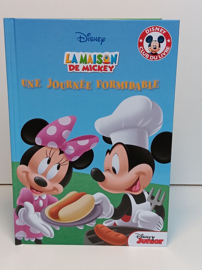 Livre Disney club du livre La maison de Mickey une journée formidable