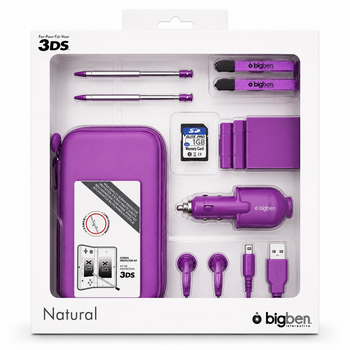 Pack Natural Nintendo 3ds Bigben Violet