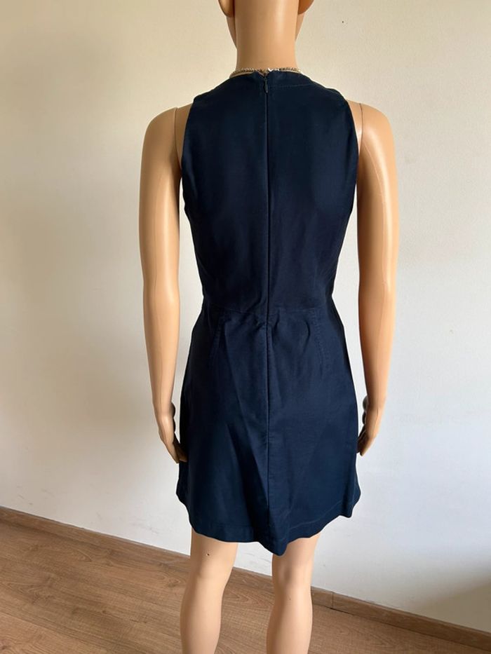Robe bleue marine sans manches Kookai taille 36 TBE - photo numéro 7