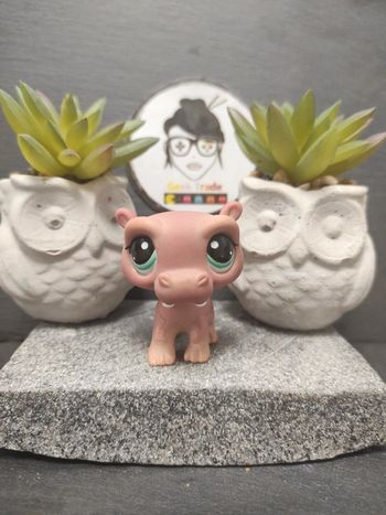 Littlest Petshop Pet Shop LPS Hippopotamus Hippopotame  1415 #geektradelpshippo