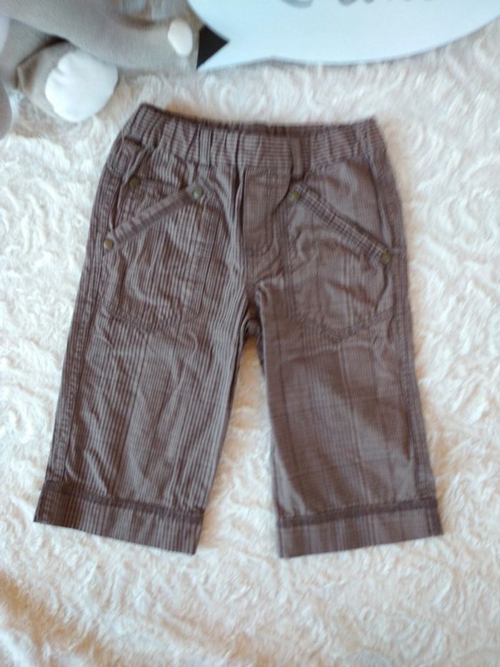 Pantalon Pantacourt Garçon 24 mois Vertbaudet 100% coton - photo numéro 2