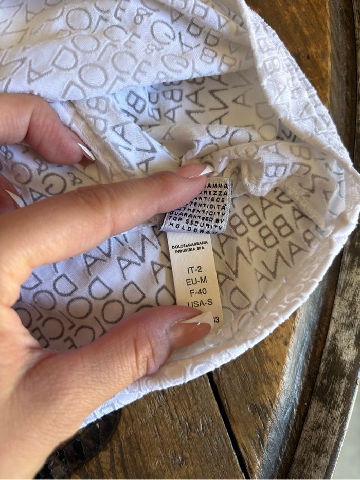 Haut Dolce & Gabbana logo all-over – Taille XS - photo numéro 6