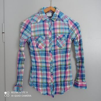 Chemise à carreaux t36