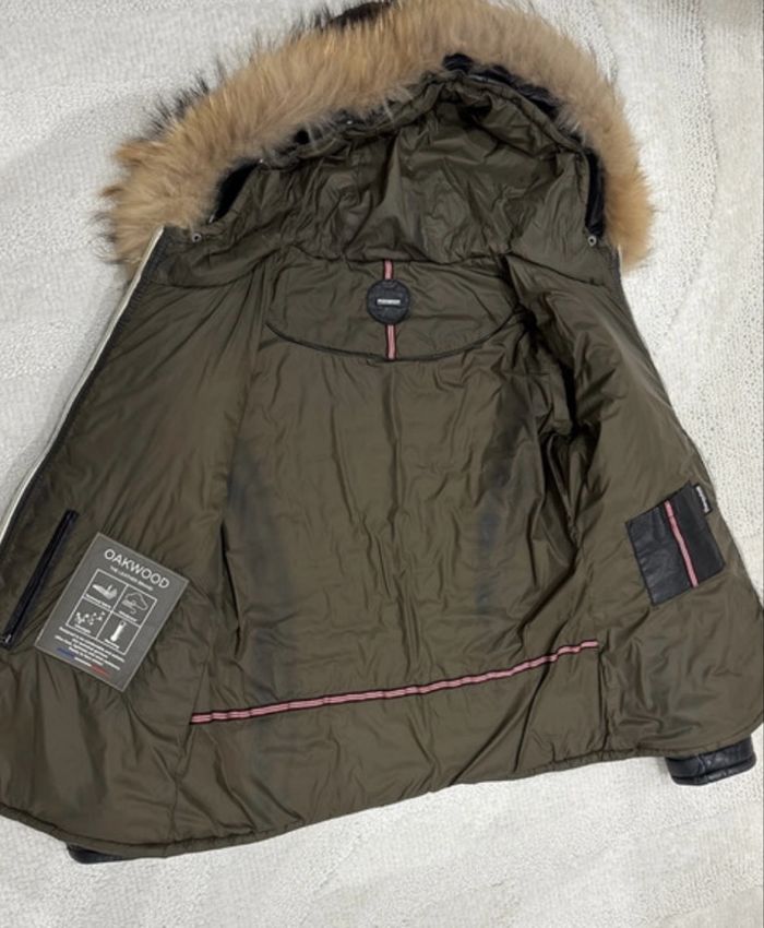 Doudoune cuir noire oakwood - photo numéro 8