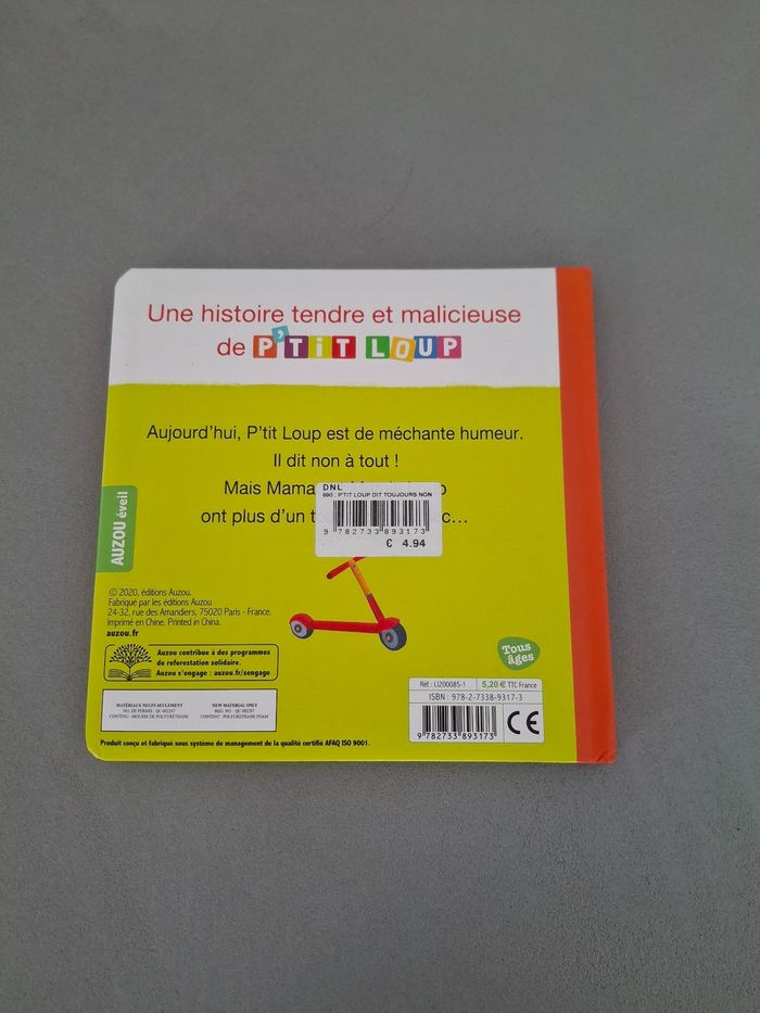 Livre "Pti Loup dit toujours non" - photo numéro 5
