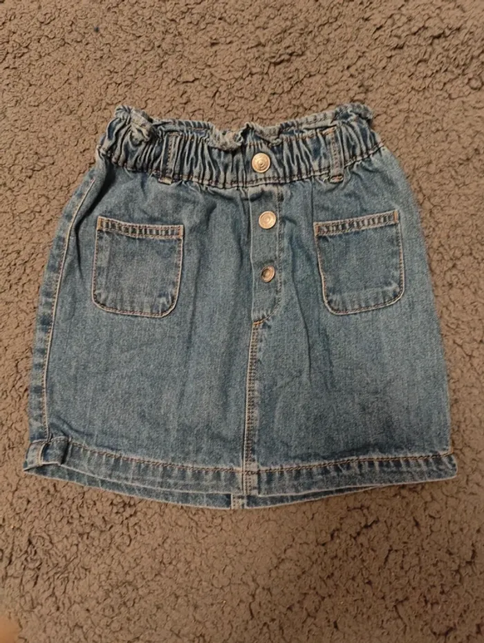 Jupe en jeans fille 6 ans