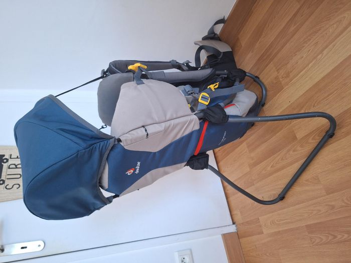 porte bébé deuter kid comfort lite avec repose-pieds - photo numéro 3