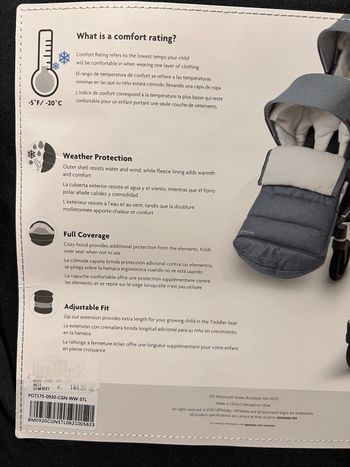 Sac de couchage pour poussette