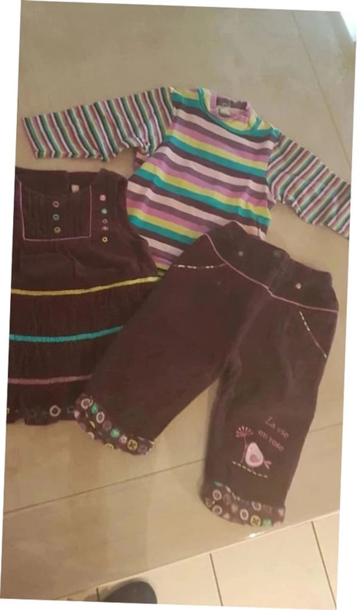 Robe + pantalon + tee shirt manches longues Orchestra