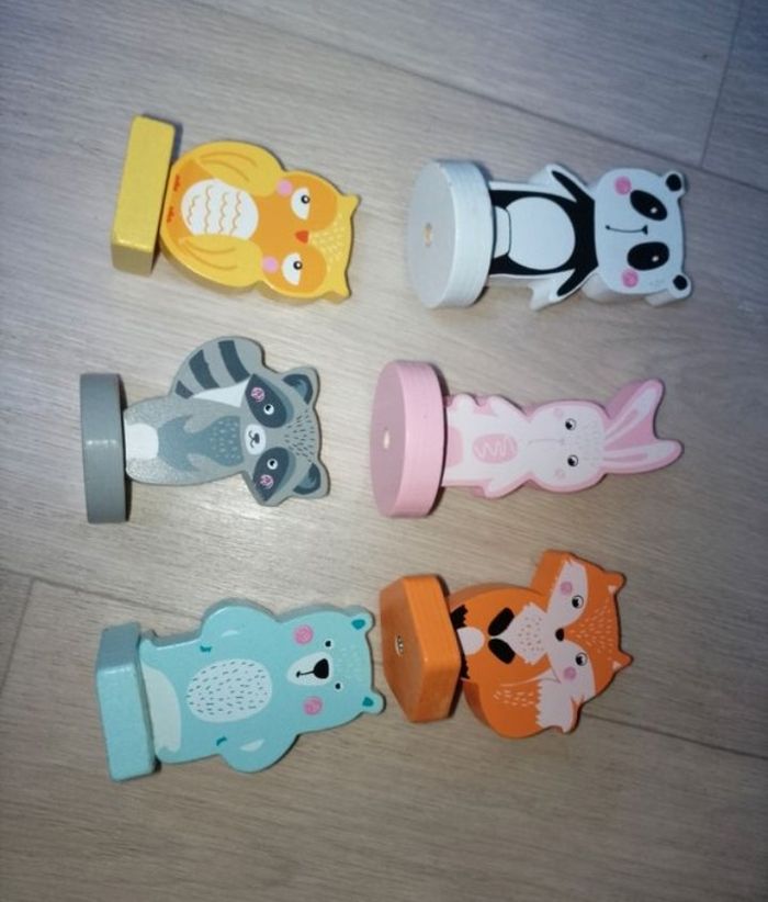 Puzzles à encastrer et formes en bois - photo numéro 3