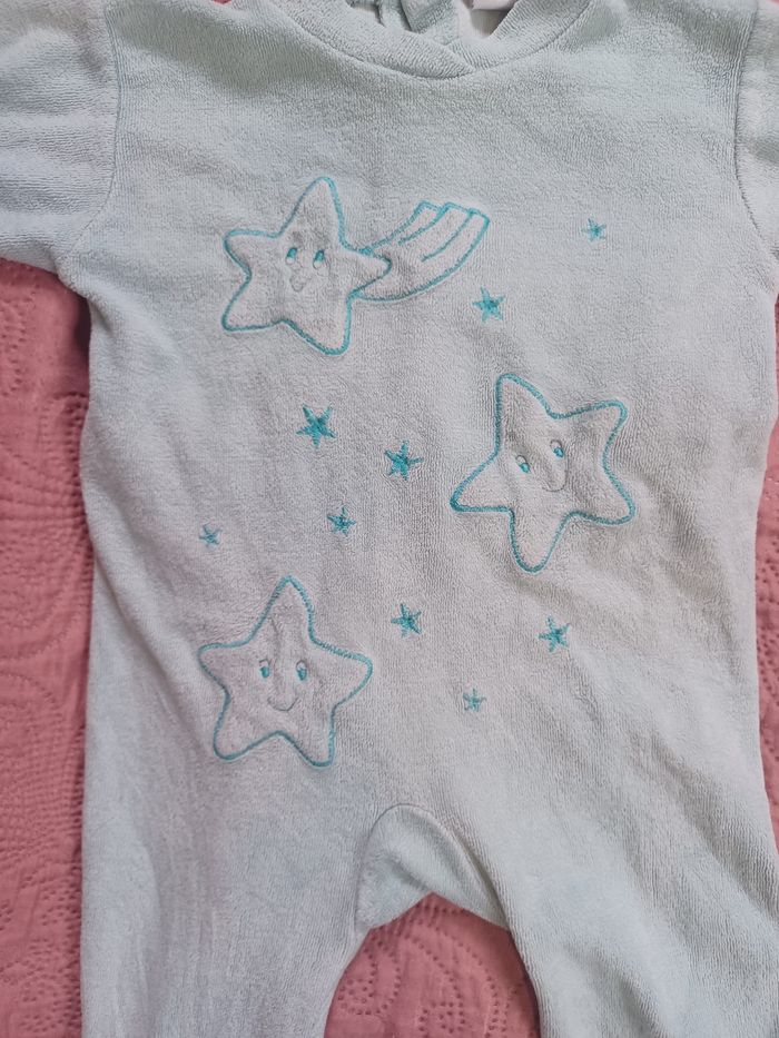 Pyjama velour bébé Taille 3 mois - photo numéro 3