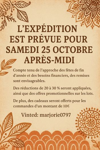 Vente lots