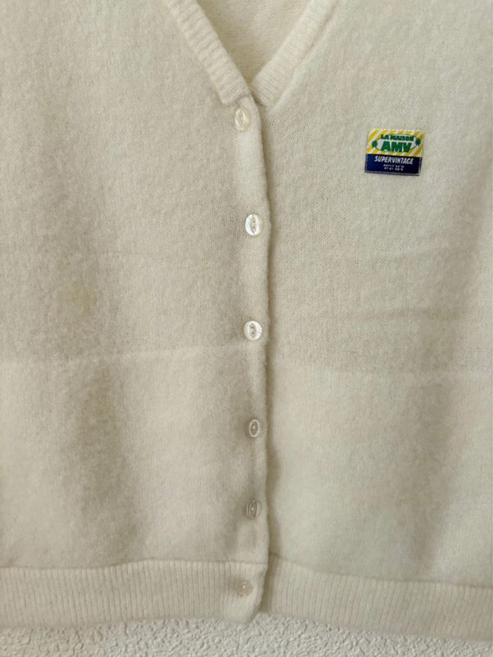 Gilet sans manches American Vintage Vitow blanc / taille L - photo numéro 3
