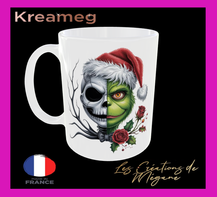 Mug Noël Grinch Jack Skellington