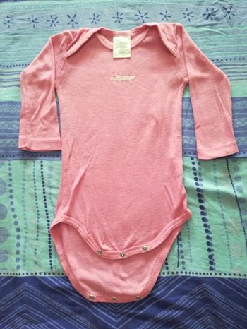 Lot de 4 bodies manches longues fille 12 mois